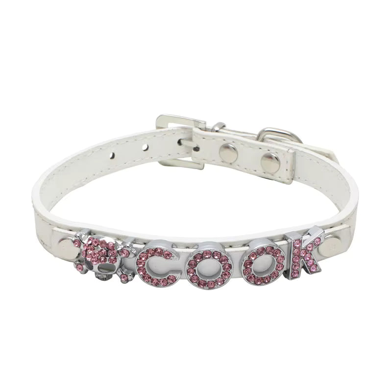 Bling Naam Halsband – Gepersonaliseerd met naam & symbool