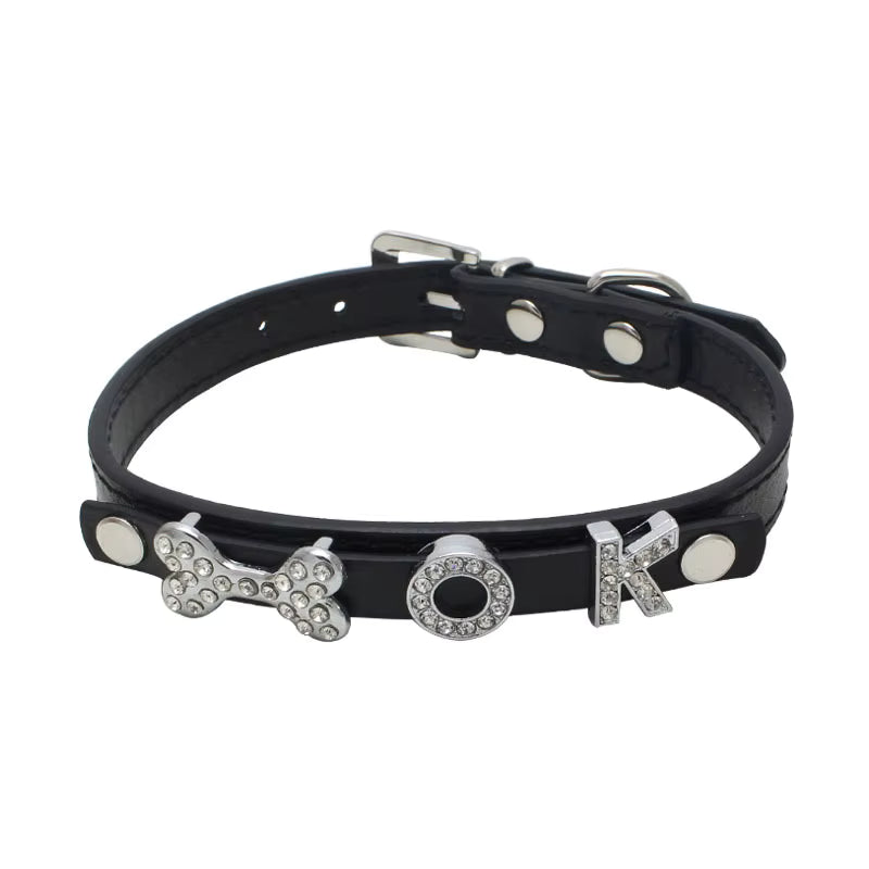 Bling Naam Halsband – Gepersonaliseerd met naam & symbool