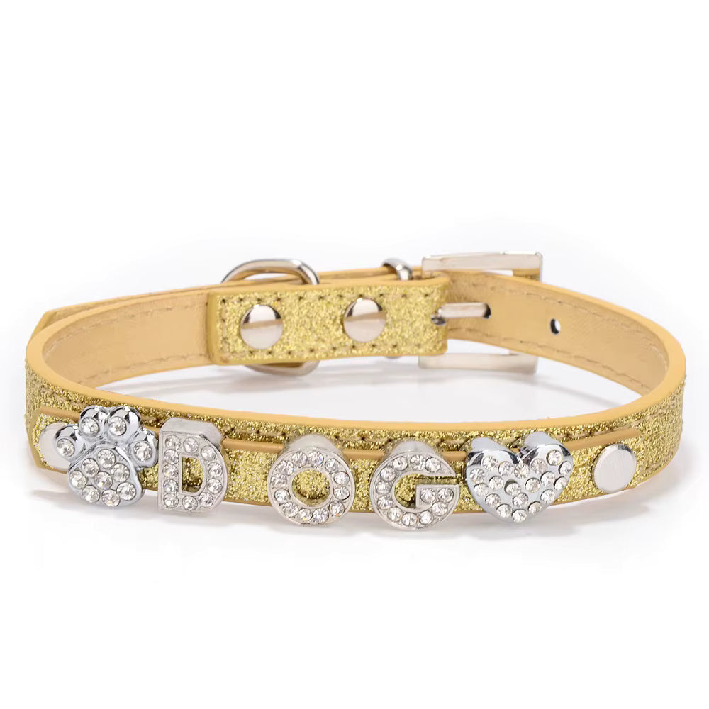 Bling Naam Halsband – Gepersonaliseerd met naam & symbool