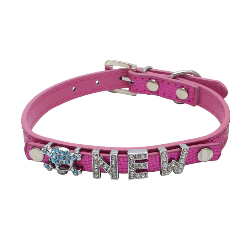 Bling Naam Halsband – Gepersonaliseerd met naam & symbool