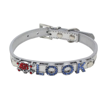 Bling Naam Halsband – Gepersonaliseerd met naam & symbool