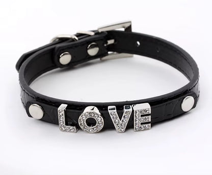 Bling Naam Halsband – Gepersonaliseerd met naam & symbool