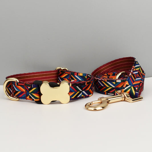 Halsband met verschillende etnische designs - Persoonlijke gravering