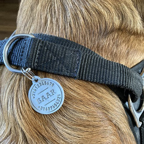 Rubberen ronde penning - Personaliseerbaar