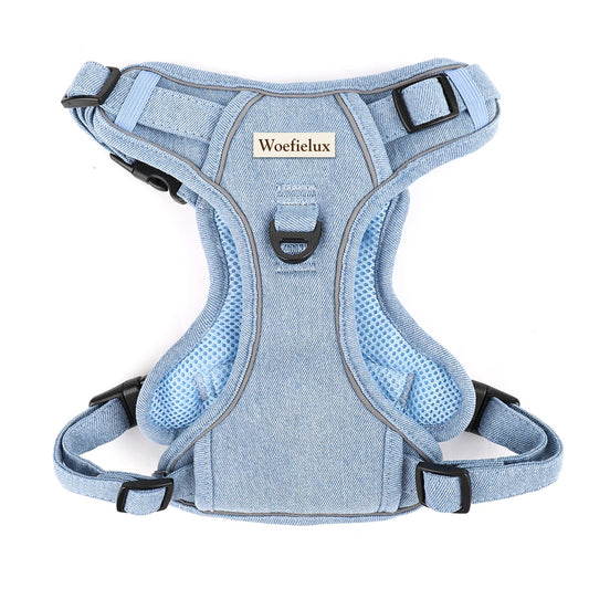 Woefielux™ Denim Harness Set