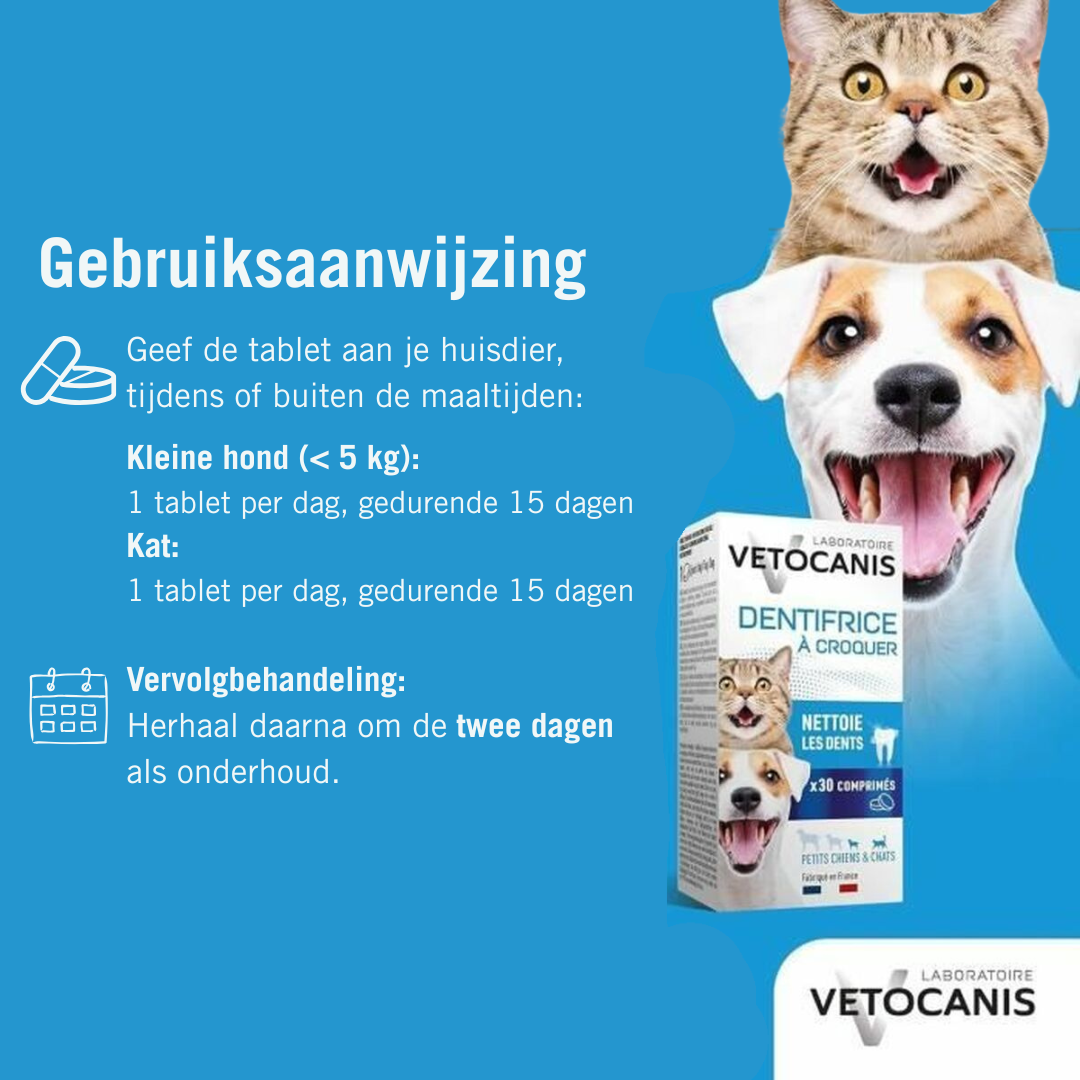 Vetocanis Plak Fighter kauwbare tandpasta