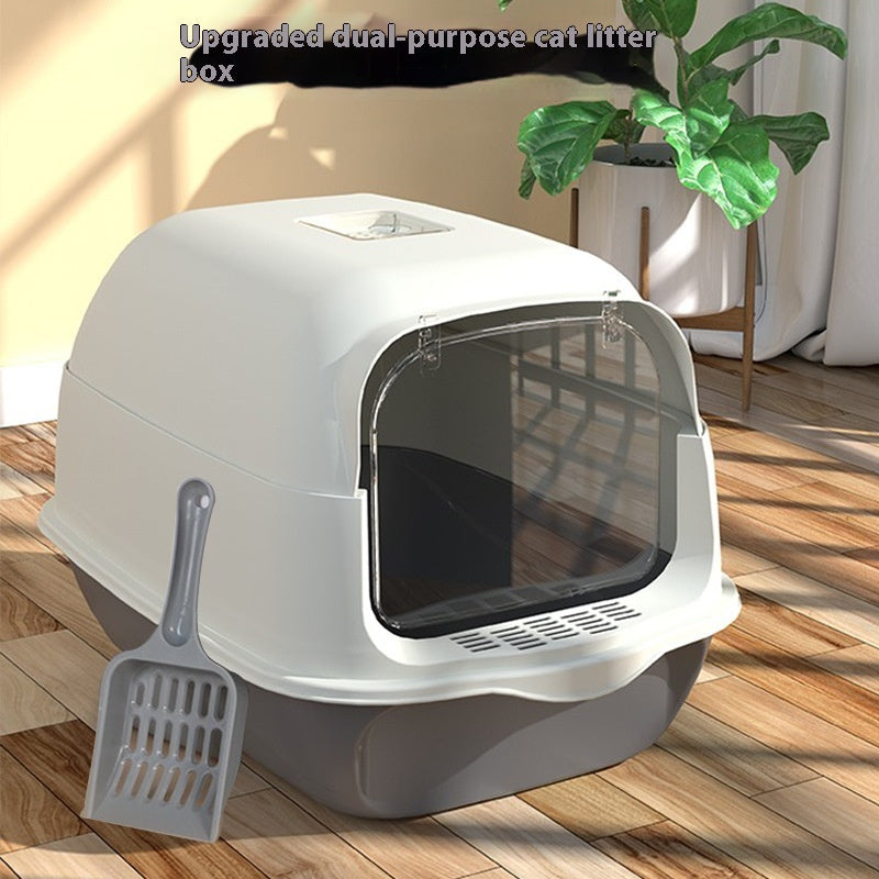WoefieLux Privacy Dome – Volledig Gesloten Design Kattenbak