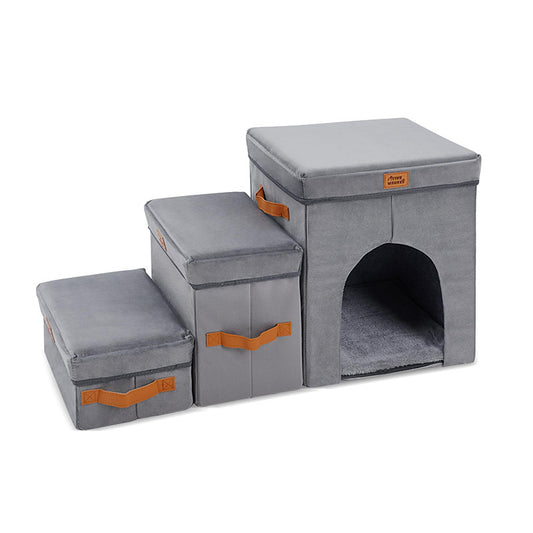 Luxe Hondentrapje met Opbergboxen