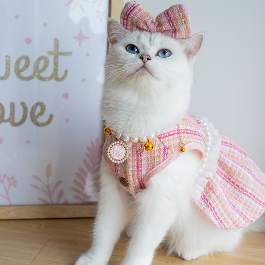 Woefielux  Pet Fashion' Jurkje – Schattig Rokje voor Honden & Katten – Luxe Prinsessenjurk - cute and shiny collectie