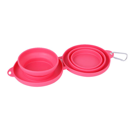 Opvouwbare Dubbele Voerbak voor Honden & Katten