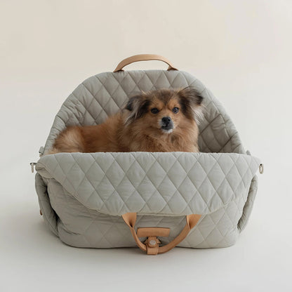 WoefieLux CityVoyager – Luxe Travel Handtas voor Hond & Kat