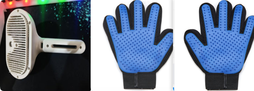 Zelfreinigende huisdierkam en haarverwijderaar - Verzorgingsborstel voor honden met ontwarfunctie en ingebouwde luchtbevochtiger/vernevelaar