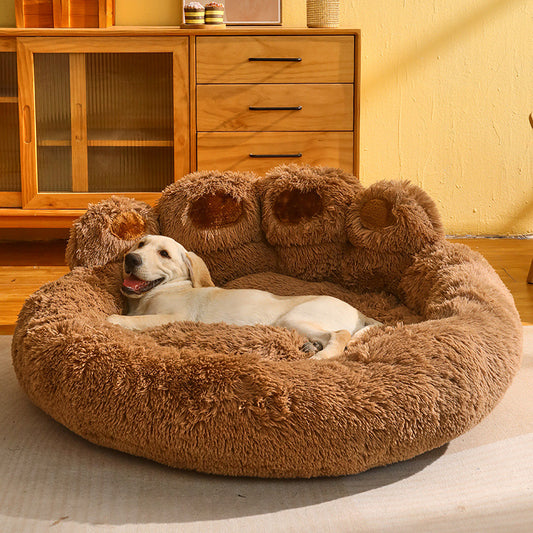 Luxe Hondenmand Groot – WoefieLux DreamSofa – Fleece Hondenbed – Wasbaar & Warm – Maat M t/m XXXL