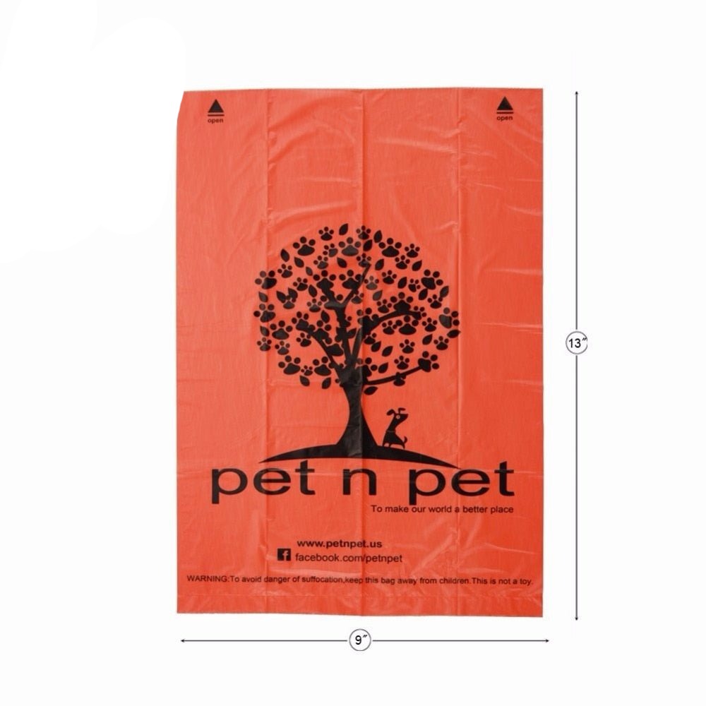 Eco hondenzakjes oranje – 1080 stuks | Biologisch afbreekbaar