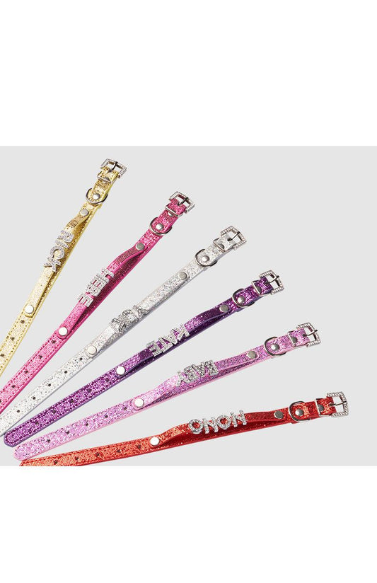 Bling Naam Halsband – Gepersonaliseerd met naam & symbool