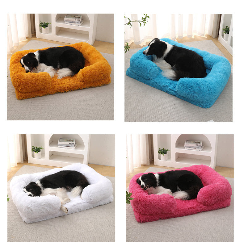 Zachte Pluche Honden- en kattenmand Rechthoekig