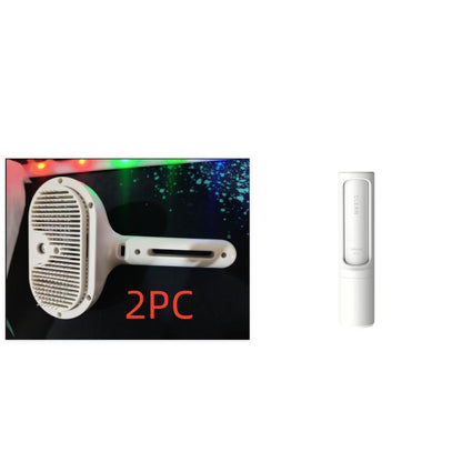 Zelfreinigende huisdierkam en haarverwijderaar - Verzorgingsborstel voor honden met ontwarfunctie en ingebouwde luchtbevochtiger/vernevelaar