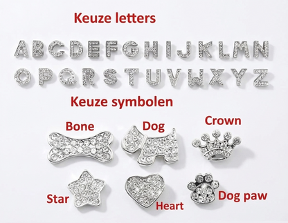 Bling Naam Halsband – Gepersonaliseerd met naam & symbool