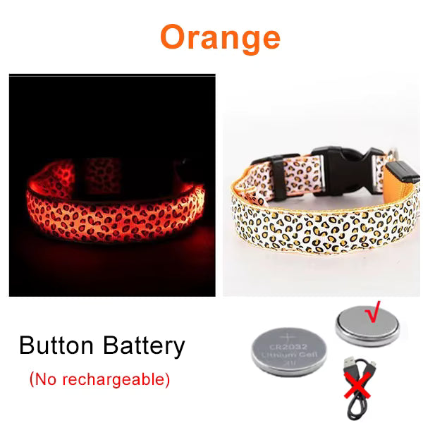 LED Halsband voor Hond & Kat – Verstelbaar, Lichtgevend & Veilig (Batterij of USB-Oplaadbaar)