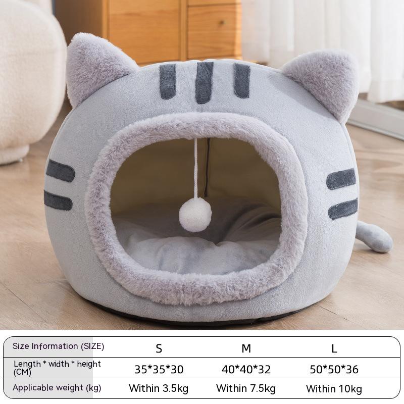 Zachte Semi-Gesloten Huisje voor Katten & Kleine Honden